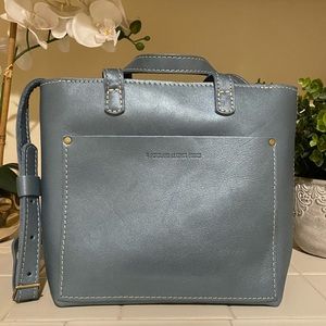 NEW Unicorn color Portland Leather Goods Mini Zip Crossbody in Zoolander 🧊